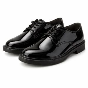 Rothco Patent Oxford Uniform Shoes Men 11.5R Black Minimal Classic Style